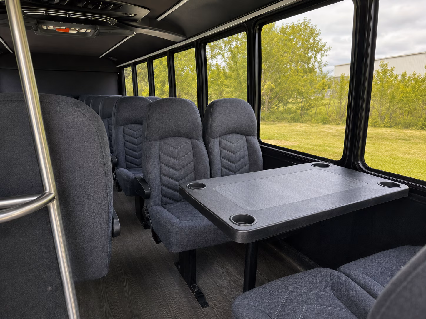 pompano beach 15 passenger minibus inside