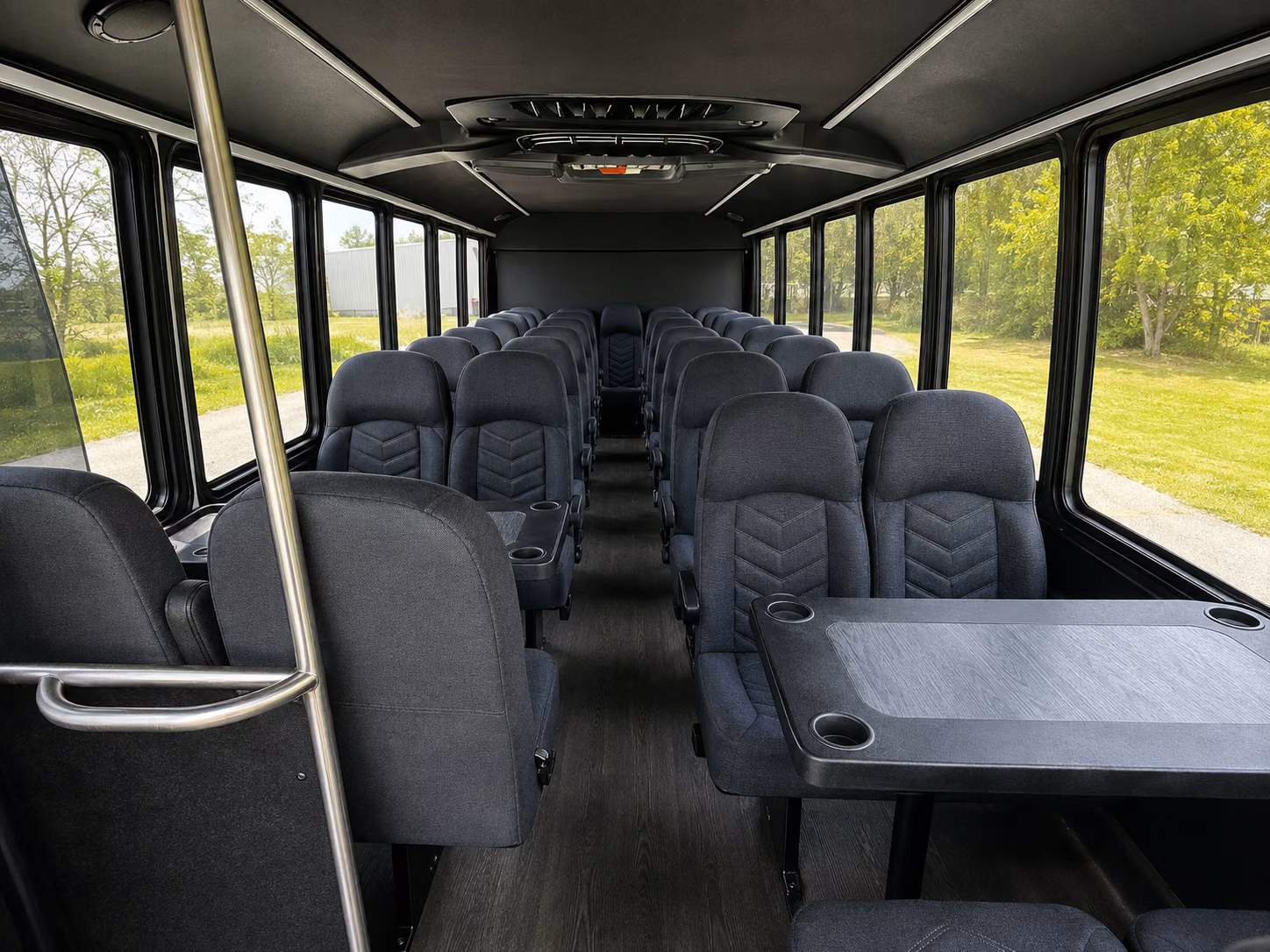 pompano beach 15 passenger minibus interior