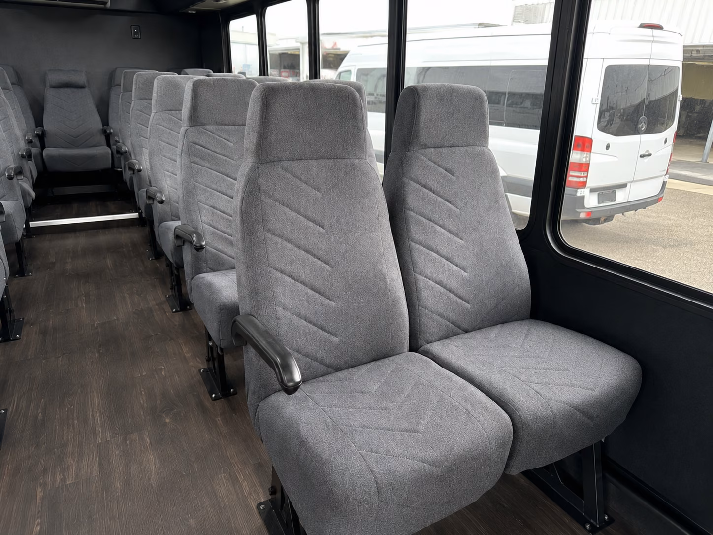 pompano beach 20 passenger minibus inside