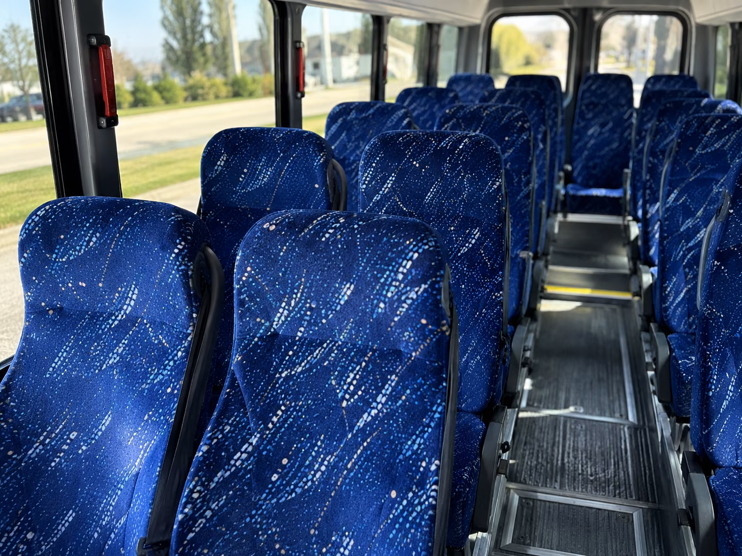 pompano beach 20 passenger minibus interior