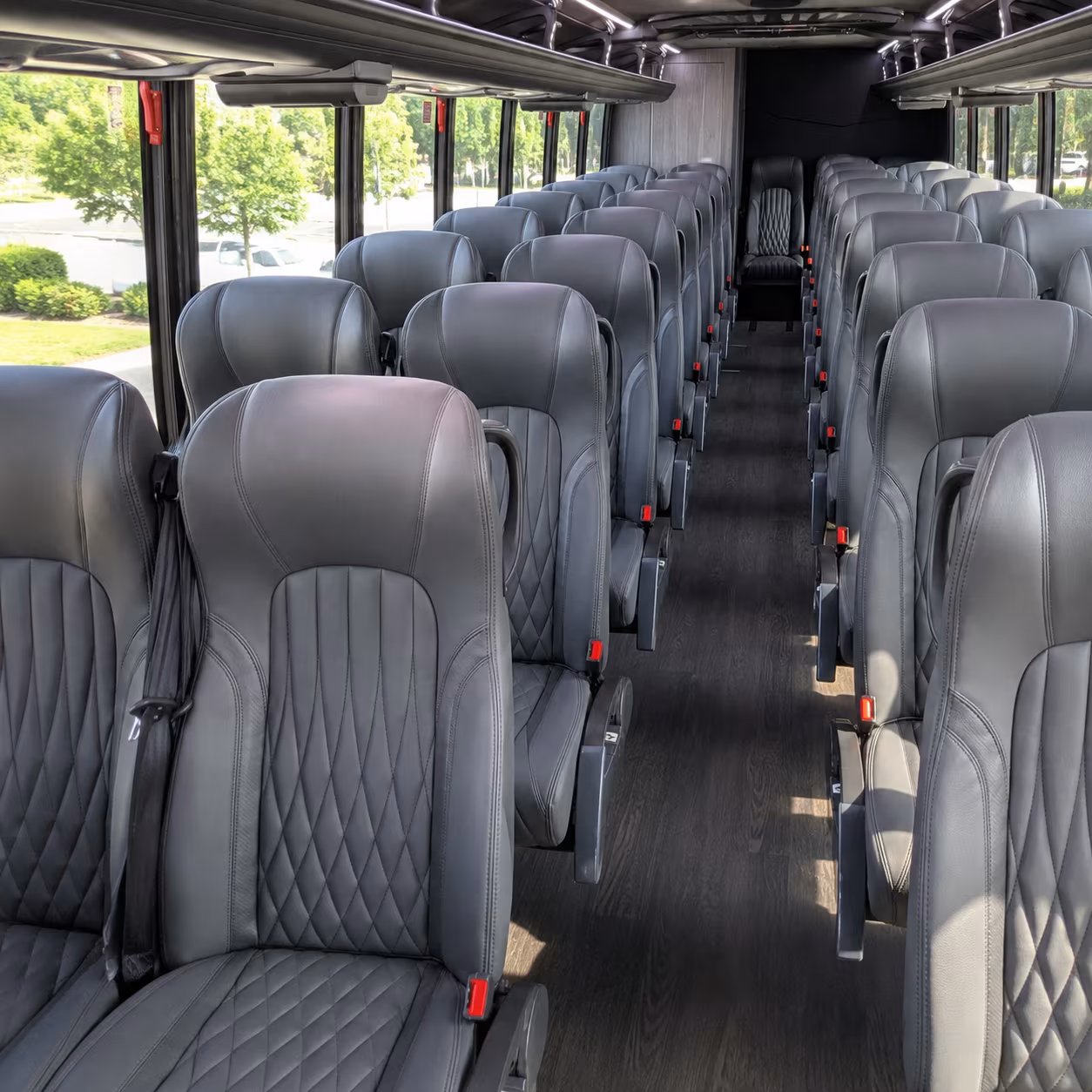 pompano beach 25 passenger minibus inside