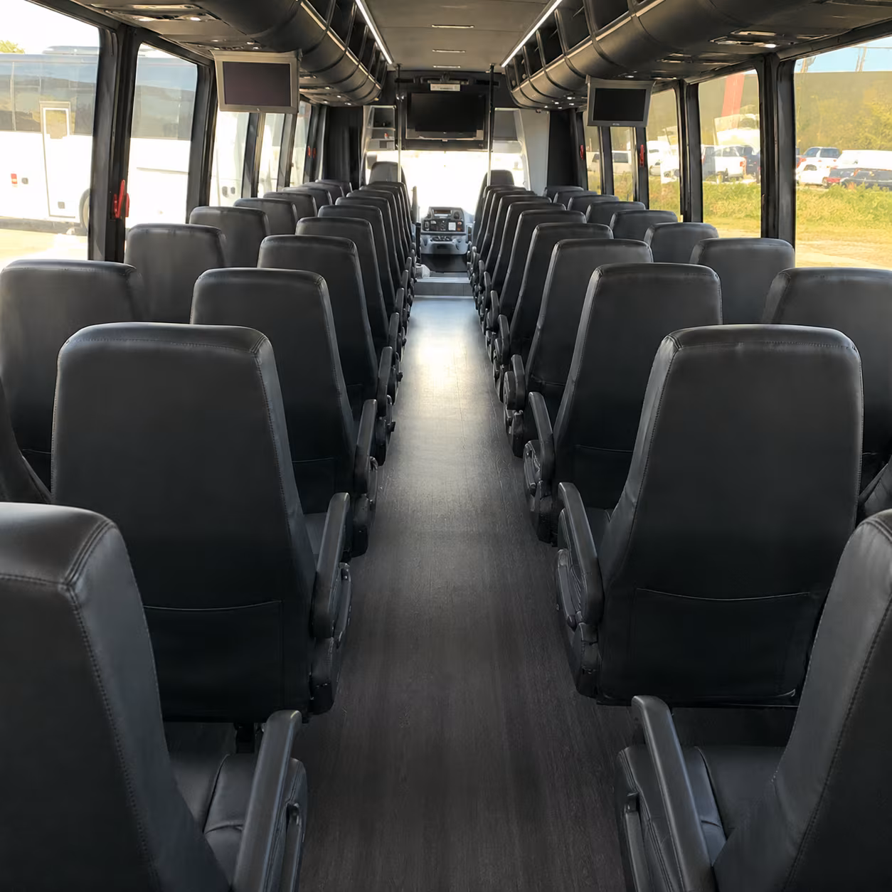 pompano beach 30 passenger minibus inside