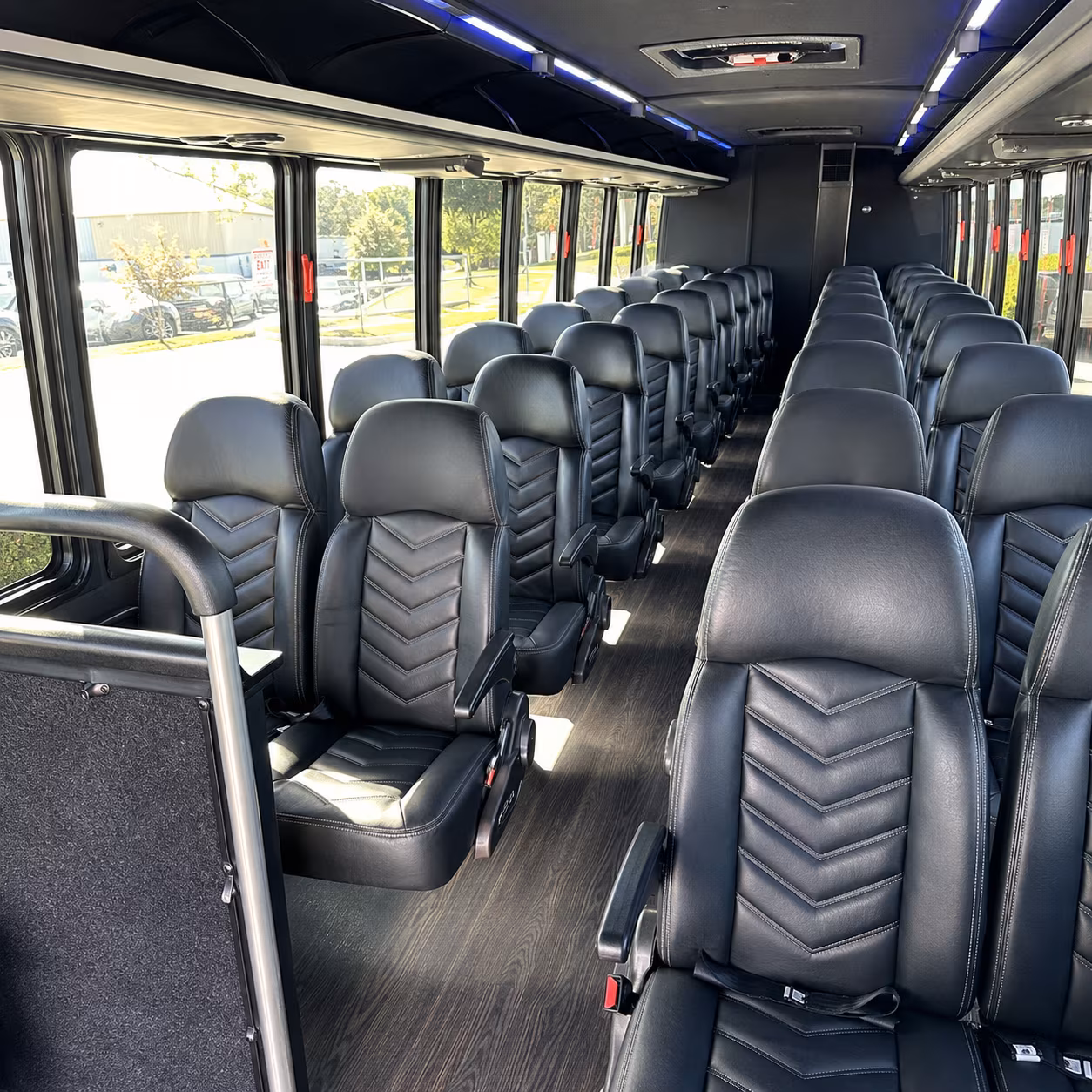 pompano beach 30 passenger minibus interior