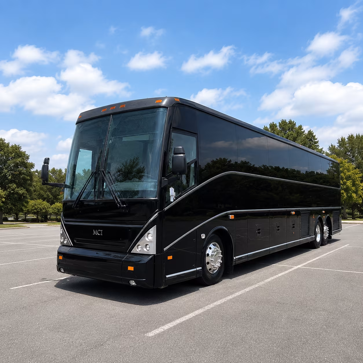 pompano beach 56 passenger charter bus