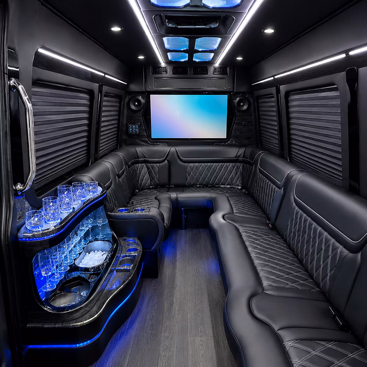 pompano beach party bus inside