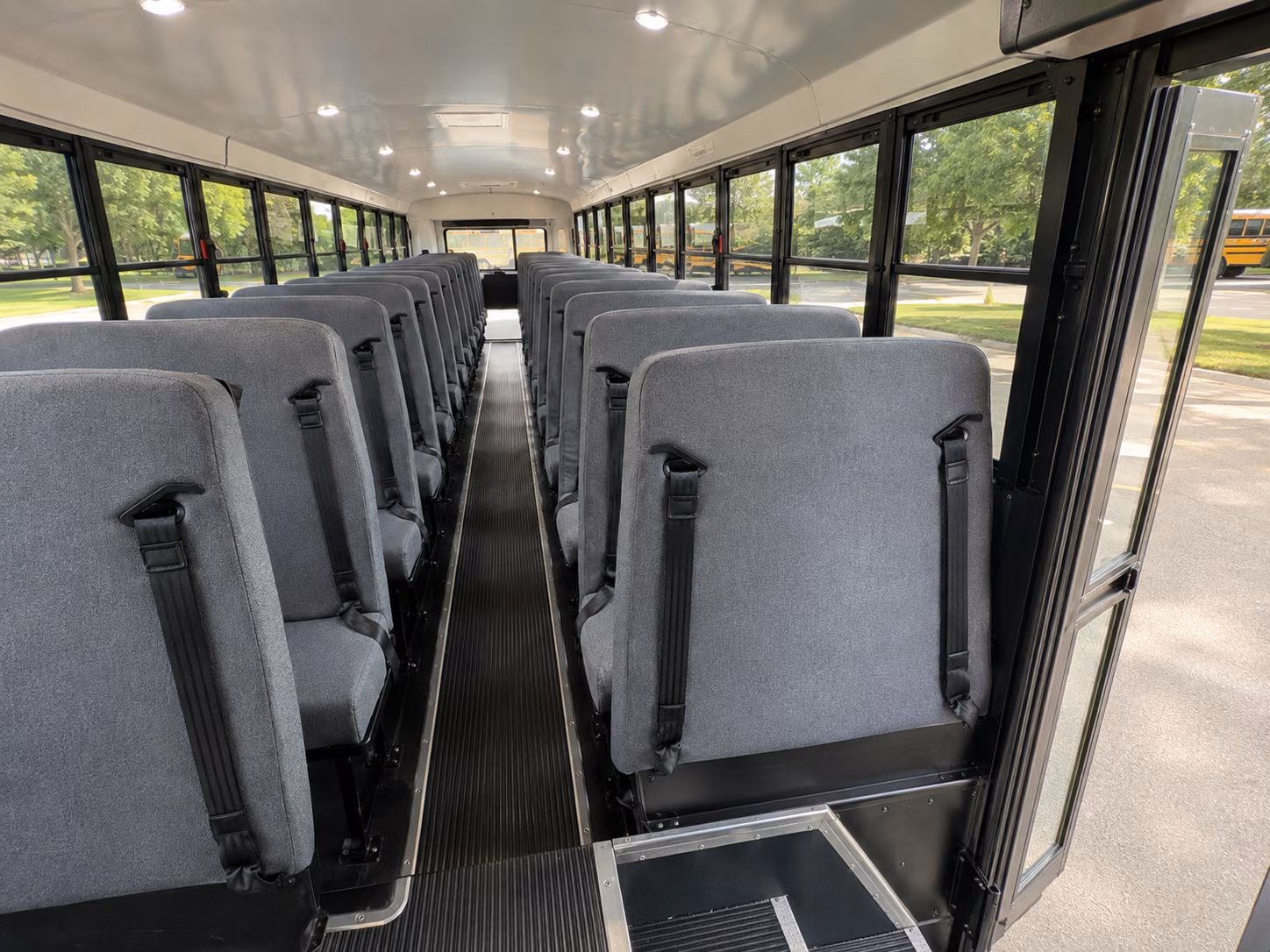 pompano beach school bus interior