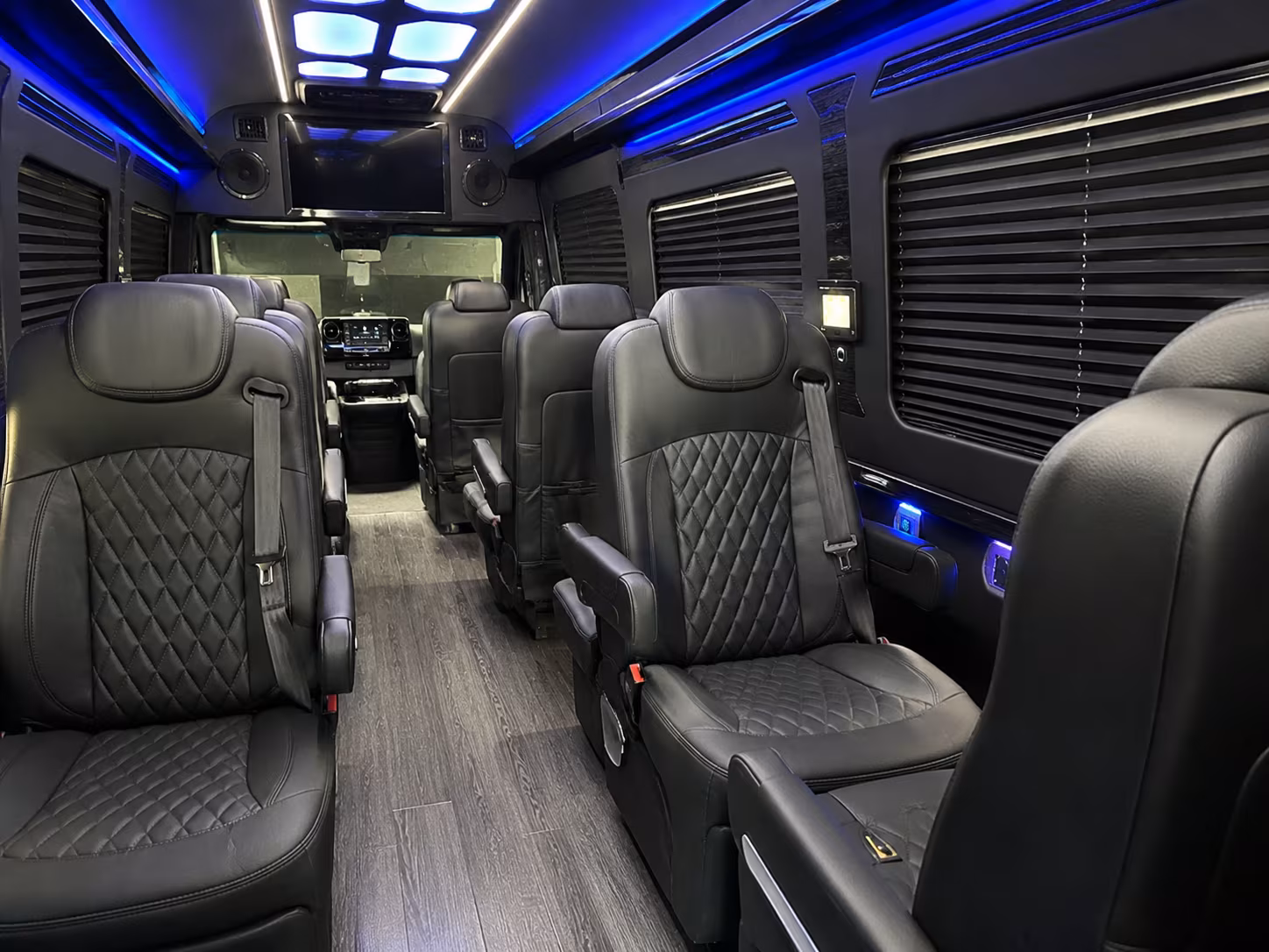 pompano beach sprinter van with driver interior