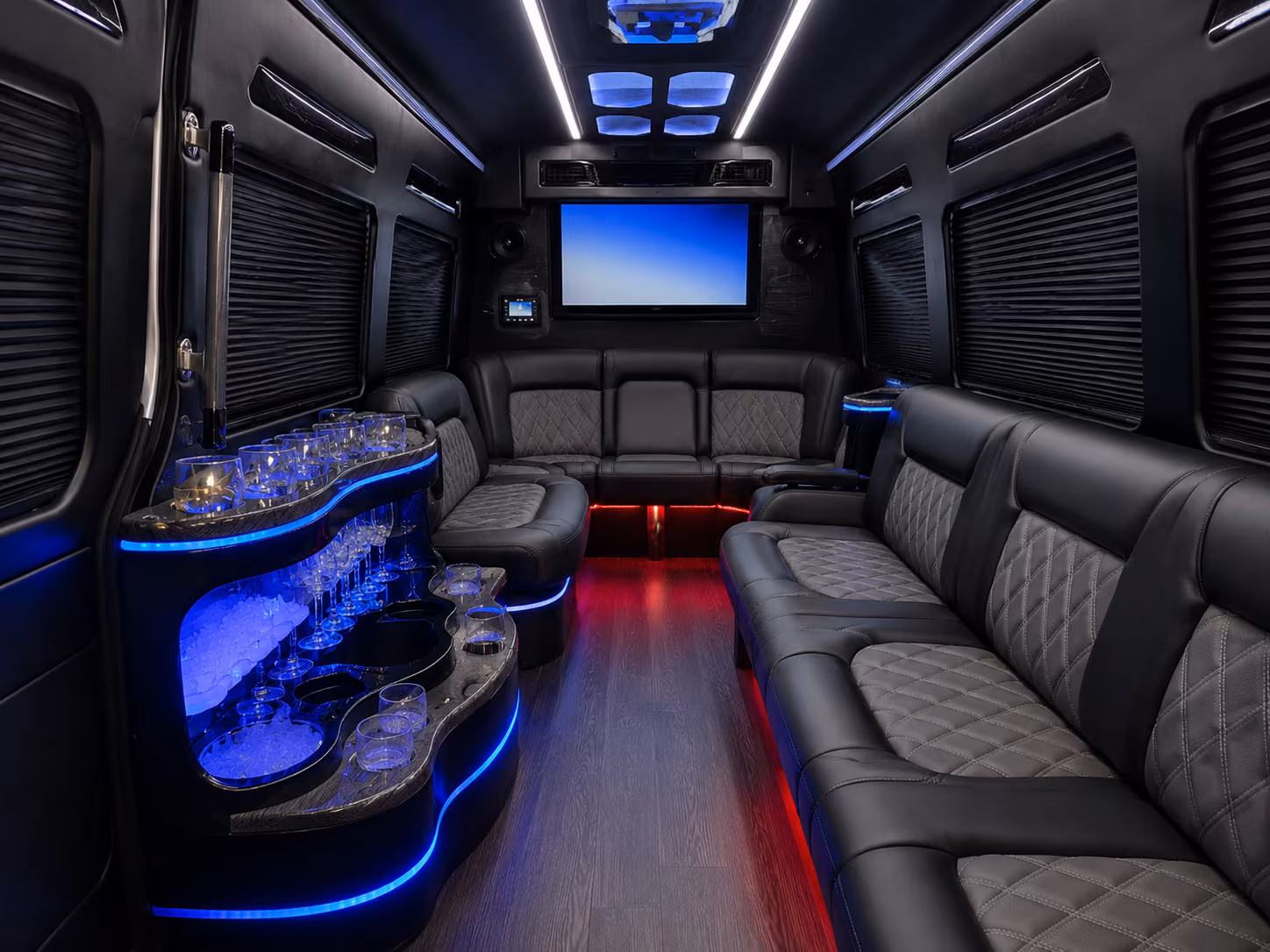 rehearsal dinner bus rentals in pompano beach